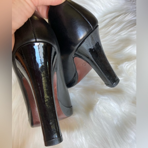 Cole Haan Black peep toe heels, 7 - Picture 9 of 15